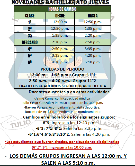 Horario